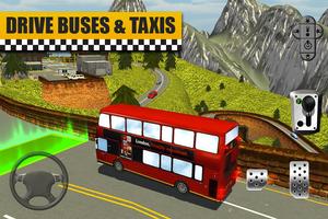 Bus & Taxi Driving Simulator capture d'écran 2