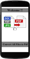 All Files to PDF Converter Affiche