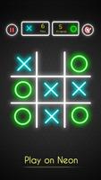 Tic Tac Toe Glow: Multiplayer! स्क्रीनशॉट 1