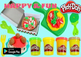 Play Doh Pizza Affiche