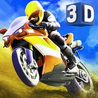 Racing Moto Wheelie 3D Affiche