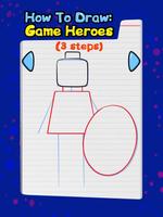 How To Draw: Game Heroes capture d'écran 1