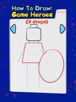 How To Draw: Game Heroes screenshot 1