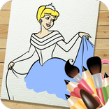 Kids Princess Coloring Book