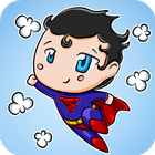 Super Heroes Chibi Coloring أيقونة