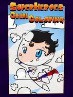 Super Heroes Chibi Coloring capture d'écran 1