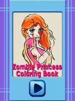 Zombie Princess Coloring Book Poster