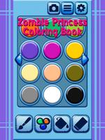 Zombie Princess Coloring Book captura de pantalla 2