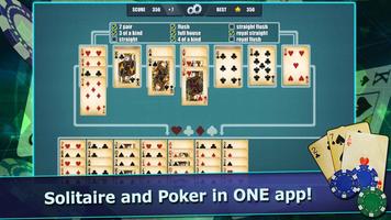 Pokitaire! Poker & Solitaire Beginner Game FREE Affiche