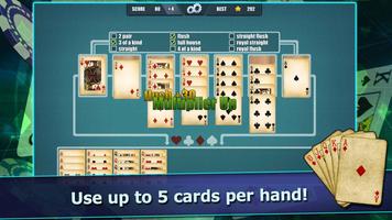 Pokitaire! Poker & Solitaire Beginner Game FREE capture d'écran 2