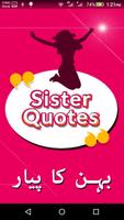 Sister Quotes Affiche