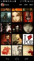Edgar Allan Poe - Wallpapers اسکرین شاٹ 1