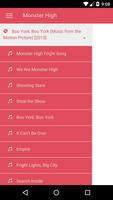 Lyrics of Monster High تصوير الشاشة 1