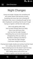 One Direction Lyrics 스크린샷 3