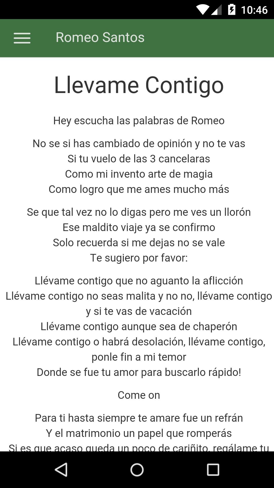 Romeo Santos Letras For Android Apk Download Romeo Santos Letras For Android Apk Download