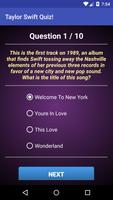 1 Schermata Quiz of Taylor Swift