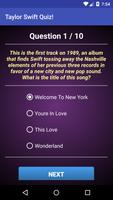 Quiz of Taylor Swift تصوير الشاشة 1