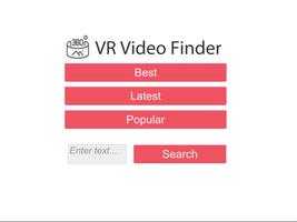 VR Video Finder plakat