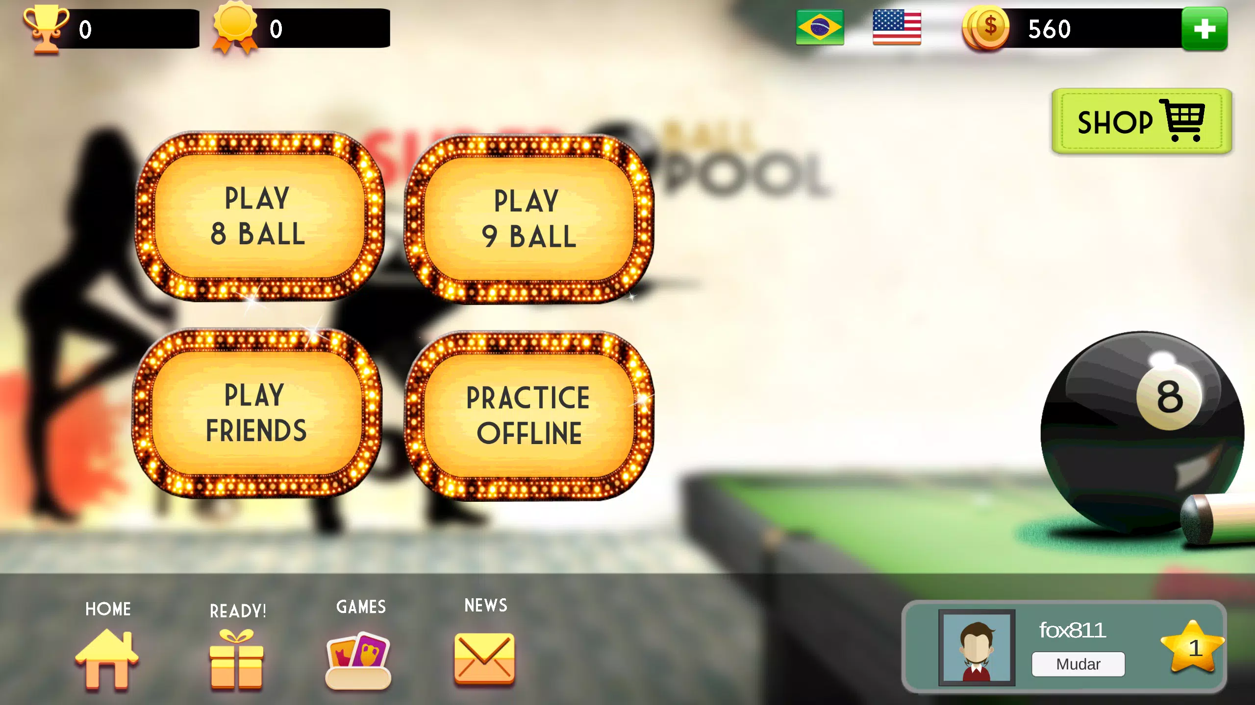 Pool: 8 Ball Billiards  Aplicações de download da Nintendo Switch