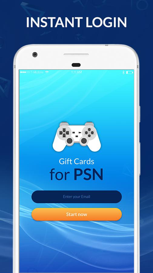 Free Gift Cards for PSN – Gift Card Generator for Android - APK Download