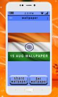 Happy Independence Day 15 August Live Wallpaper imagem de tela 3