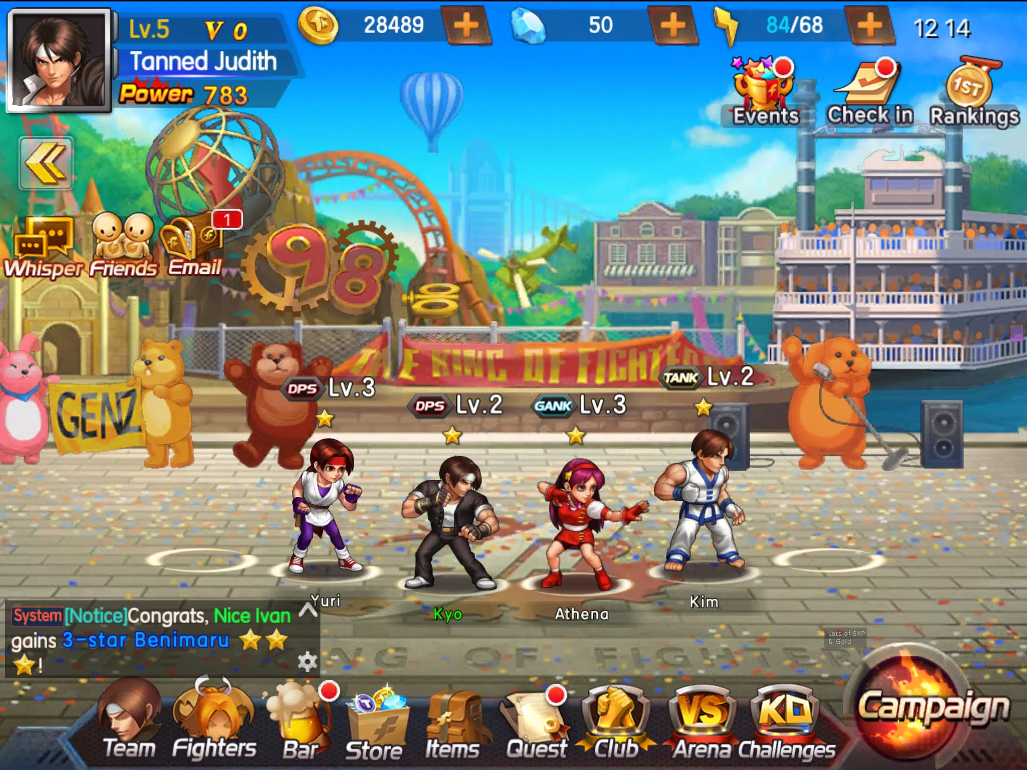 The king of fighters 98: Ultimate match online Android apk game. The king  of fighters 98: Ultimate match online free download for tablet and phone.