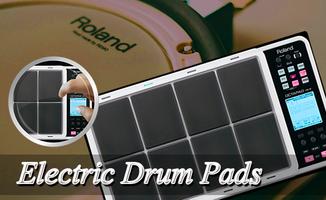 Electric Drum Pads Affiche