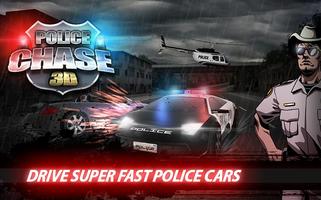 Police Chase 3D Plakat
