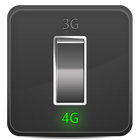 الجيل الثالث 3G ل4G تحويل أيقونة