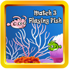 MATCH 3 PLAYING FISH آئیکن