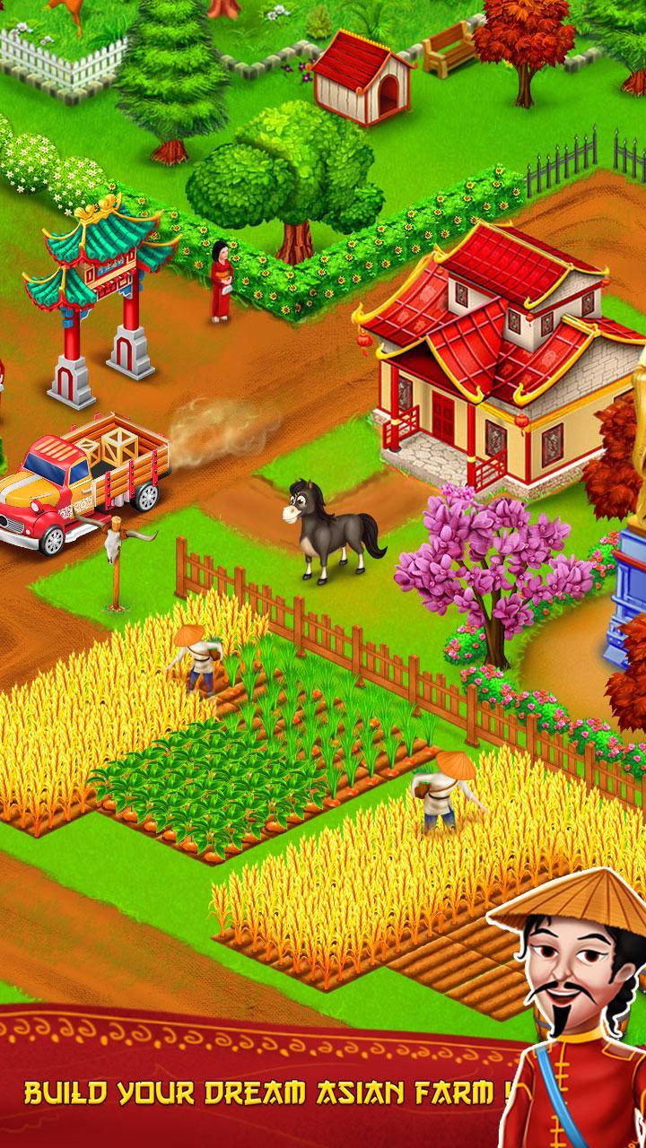 Asian Town Farm Offline Village Farming Game For Android Apk Download - farm town roblox music