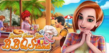 Resort Juice Bar & BBQ Stand : Food Cooking Games