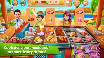 Resort Juice Bar & BBQ Stand : Food Cooking Games screenshot 2