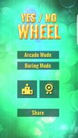 Yes / No Wheel plakat