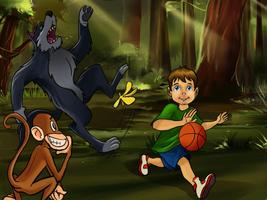 Basketball with a Wolf captura de pantalla 2