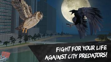 City Bird Crow Simulator 3D تصوير الشاشة 1