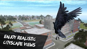 City Bird Crow Simulator 3D ภาพหน้าจอ 3