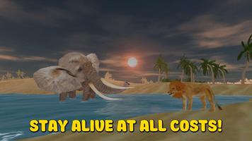 Elephant Survival Simulator 3D скриншот 3