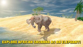 Elephant Survival Simulator 3D постер