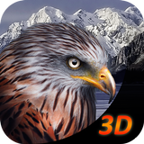 الصقر بقاء محاكاة 3D أيقونة