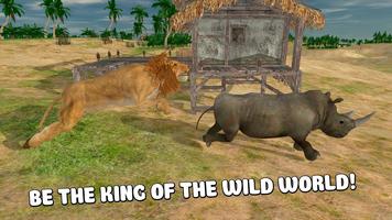 Safari Lion Survival Simulator capture d'écran 1