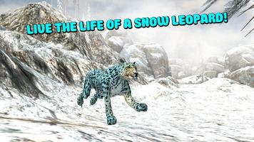 Wild Snow Leopard Simulator 3D ảnh chụp màn hình 1