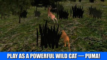 Wild Puma Survival Simulator Affiche