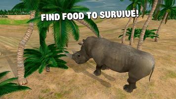 Rhino Survival Simulator 3D capture d'écran 2