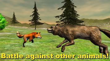 Wild Wolf Survival Simulator ảnh chụp màn hình 1