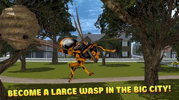 City Insect Wasp Simulator 3D poster