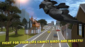 City Insect Wasp Simulator 3D 截图 1