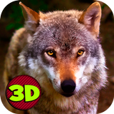 Wild Dog Survival Simulator 3D أيقونة