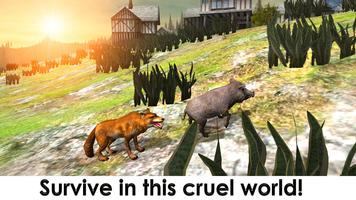 Wild Dog Survival Simulator 3D capture d'écran 3