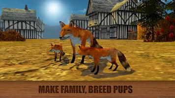 Wild Fox Survival Simulator 3D ポスター